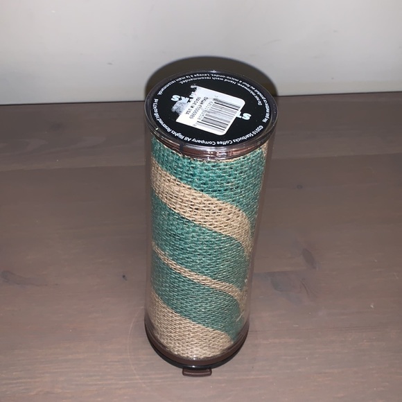 🆕 Starbucks 2010 Brown and Green Made in USA Hemp Tumbler - Picture 8 of 11